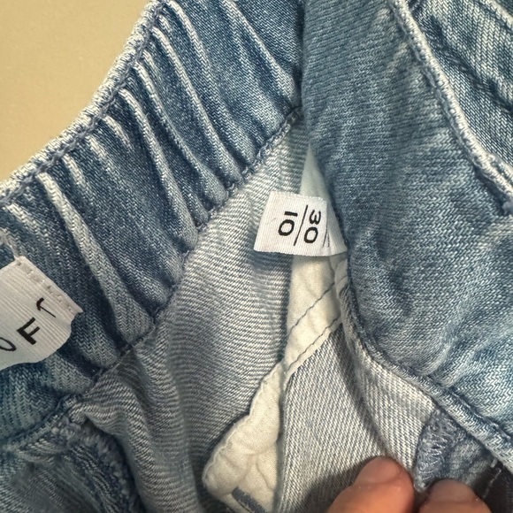 LOFT Blue Jean Shorts Casual Summer Essential - Picture 5 of 8